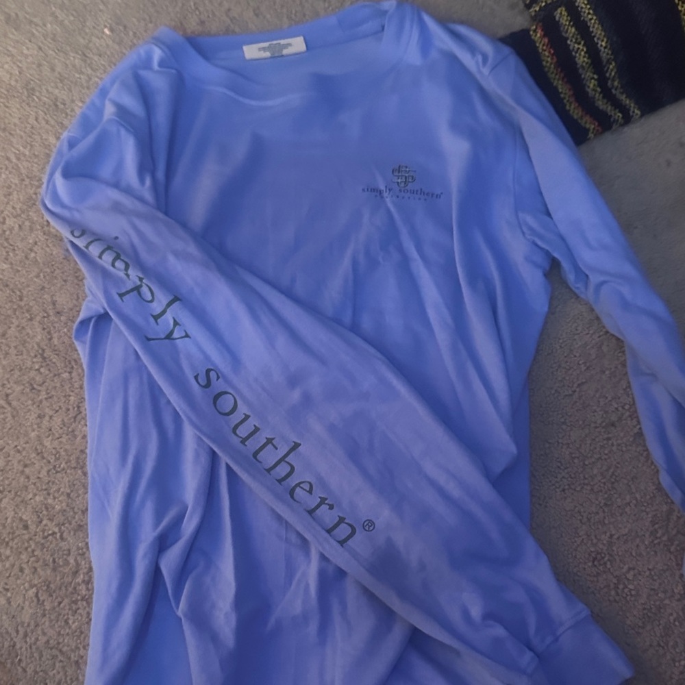 Simply Southern Periwinkle Long Sleeve Tee